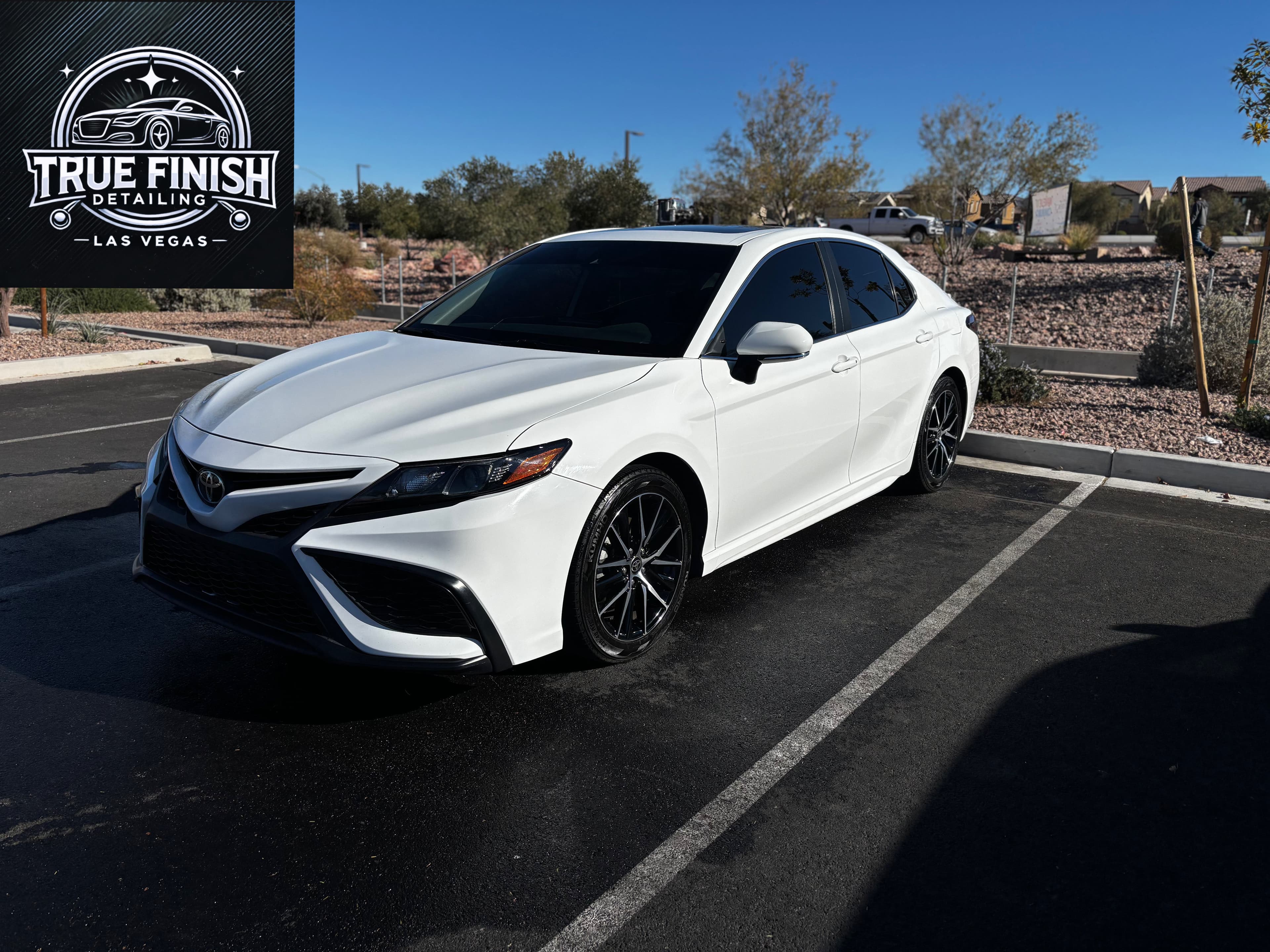 Freshly detailed Toyota Camry in Las Vegas